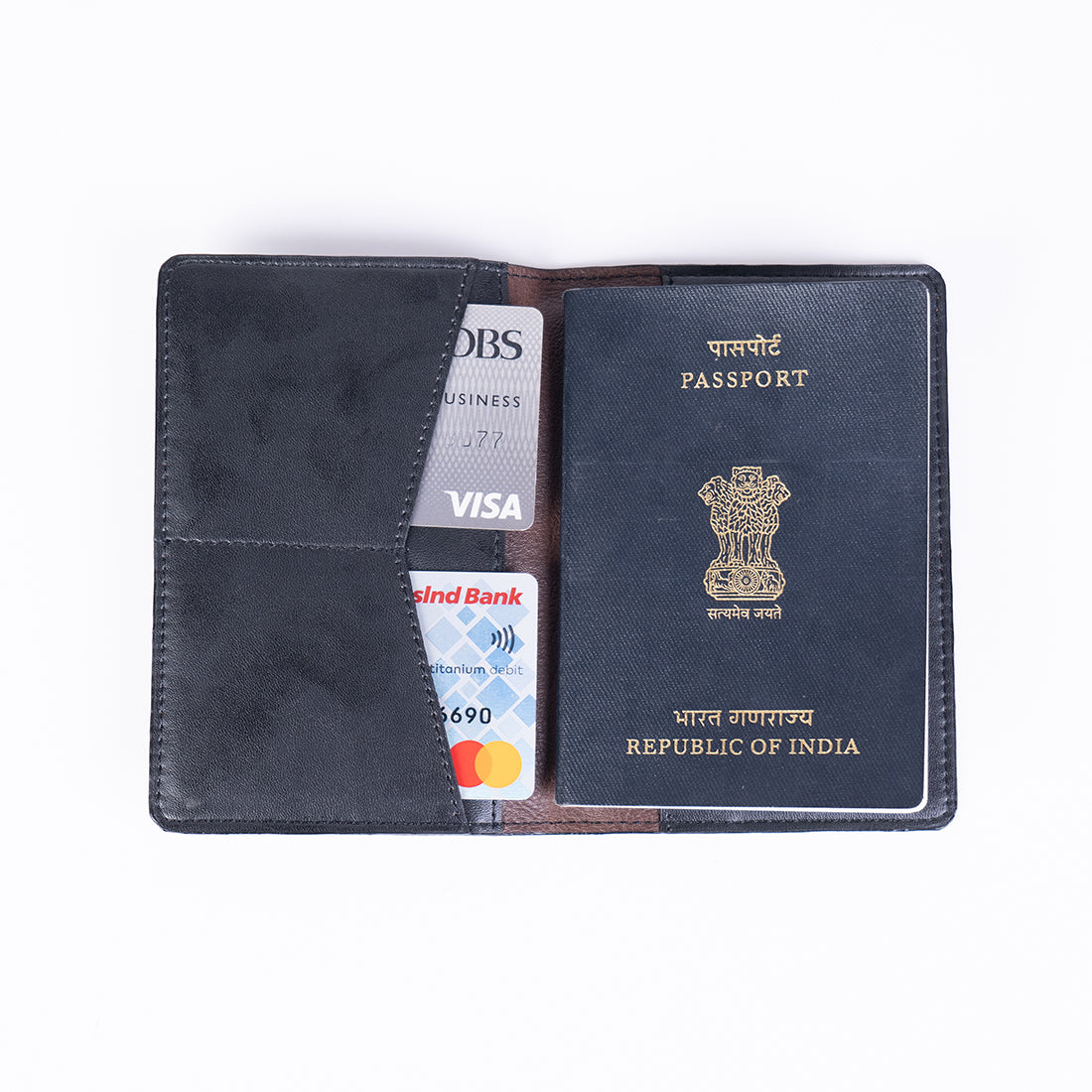 Passport Wallet Brown