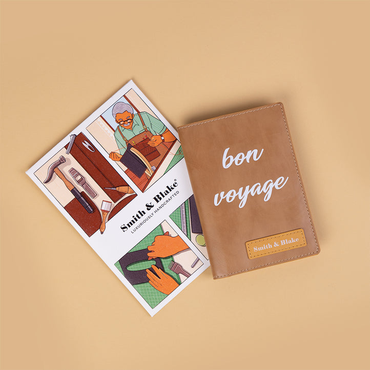 Passport Wallet Beige