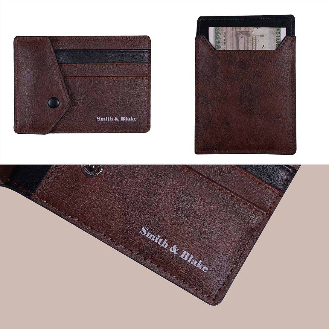 Card Holder Wallet Brown