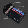 PROSPERO Card Holder Wallet Black