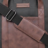 NAPLES Laptop Bag Black and Brown